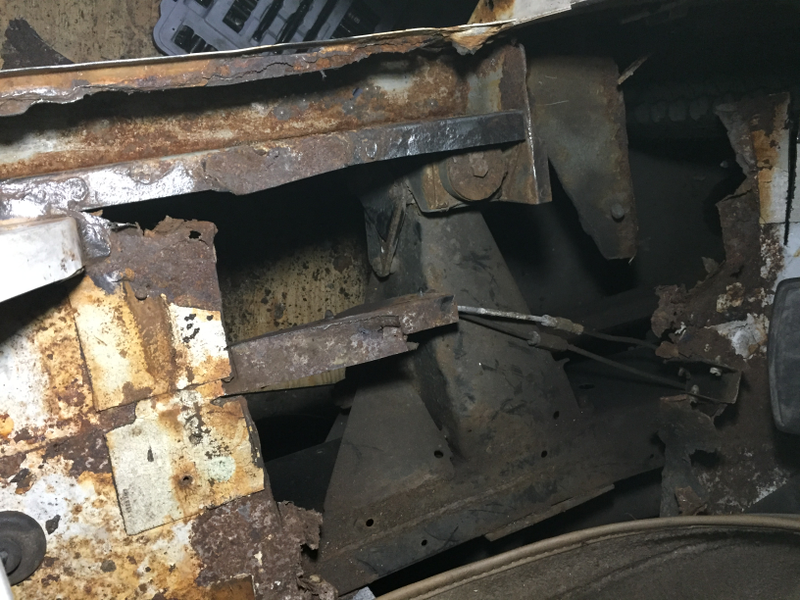 Driver’s side floor
